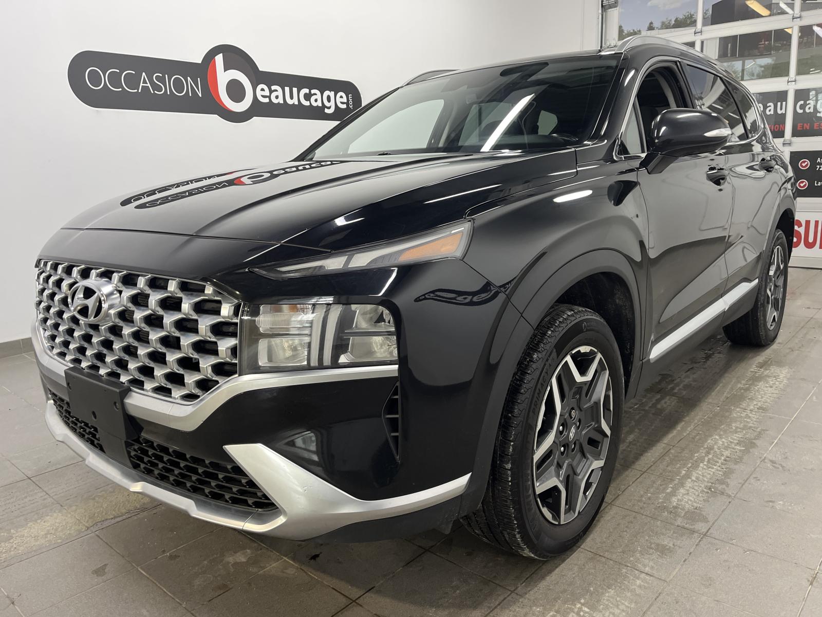 Hyundai Santa Fe Luxury *HEV *AWD *TOIT PANO *CUIR *CARPLAY *BLUETOOTH 2021