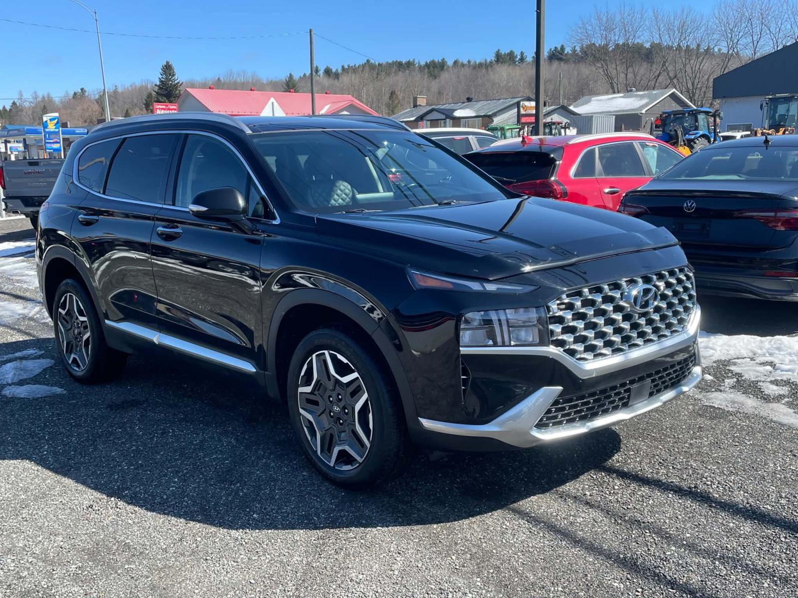 Hyundai Santa Fe Luxury *HEV *AWD *TOIT PANO *CUIR *CARPLAY *BLUETOOTH 2021 — photo 3