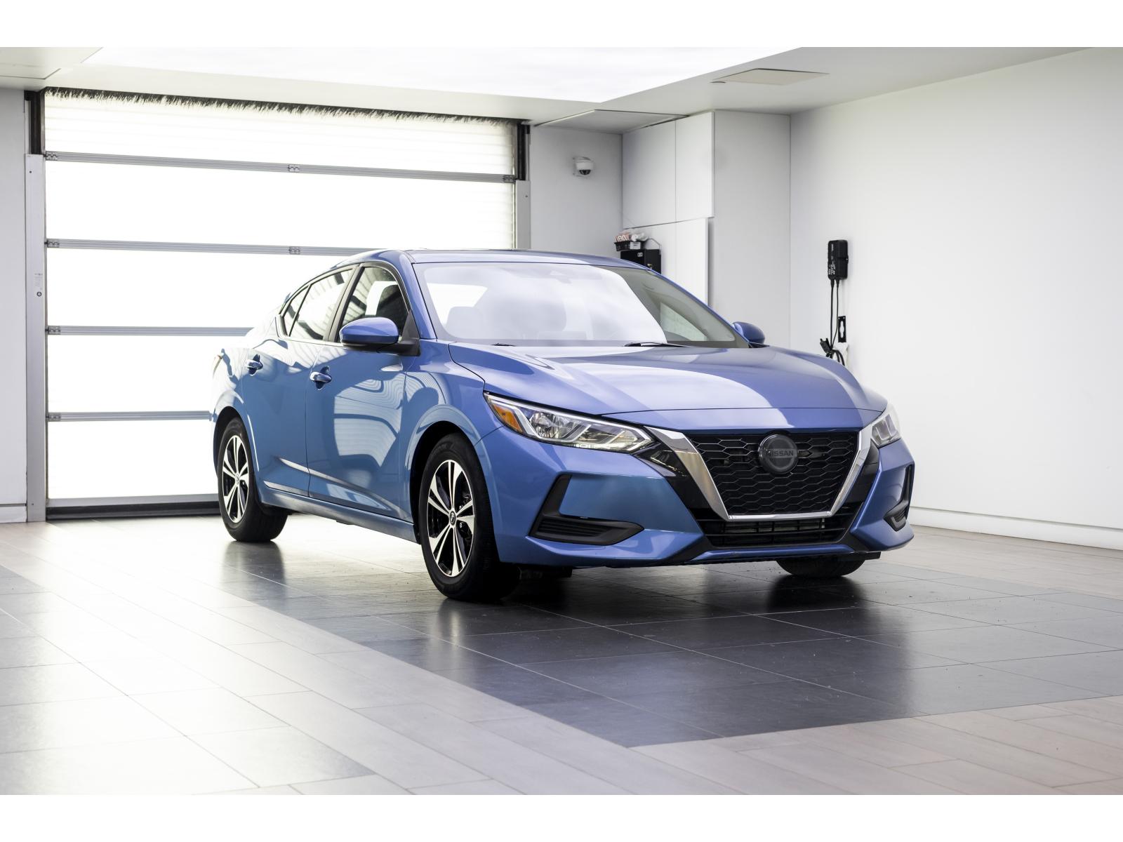 Blue 2021 Nissan Sentra SV FWD Sedan Front-Wheel Drive Automatic