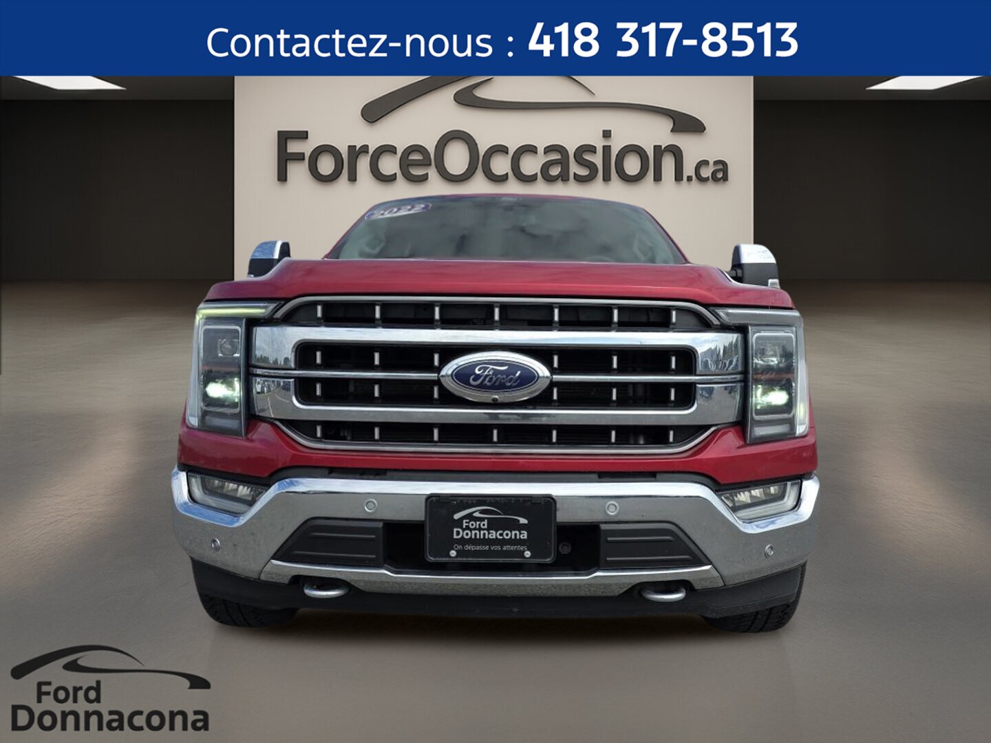 Image 1 Ford F-150 LARIAT cabine SUPERCREW 4x4 caisse de 6,5 pi - CUIR - V8 - TOIT PANO - SIÈGES VENTILÉS - MARCHEPIEDS 2022