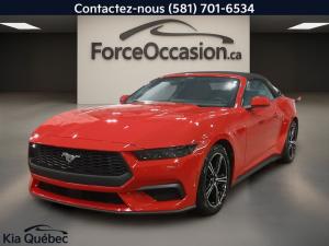 2025 Ford Mustang Ecoboost Convertible *Turbo *Bizone *Cuir *Caméra *Apple Car Play/Android Auto - Image 1