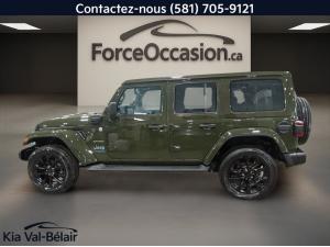 Miniature 10 Jeep Wrangler 4XE Unlimited Sahara * 4X4 * Cuir * Toit * Bi-Zone * Volant Chauff * 2022