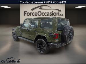 Miniature 12 Jeep Wrangler 4XE Unlimited Sahara * 4X4 * Cuir * Toit * Bi-Zone * Volant Chauff * 2022