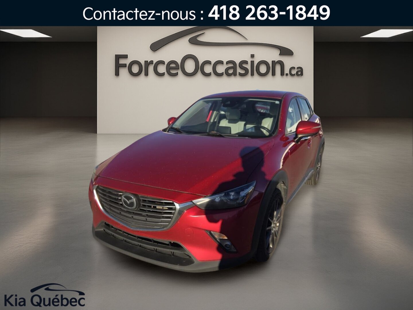 Image 1 Mazda CX-3 Gt *Awd *Camera *Cuir Rouge Et Blanc *Carplay *Siege Chauffant 2018
