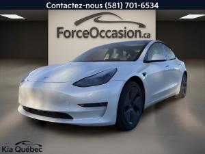 2021 Tesla Model 3 Standard Range Plus *Toit Pano *Gps *Cuir Blanc *Siege Chauffant *Camera - Image 1