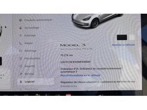 Miniature 22 Tesla Model 3 Standard Range Plus *Toit Pano *Gps *Cuir Blanc *Siege Chauffant *Camera 2021
