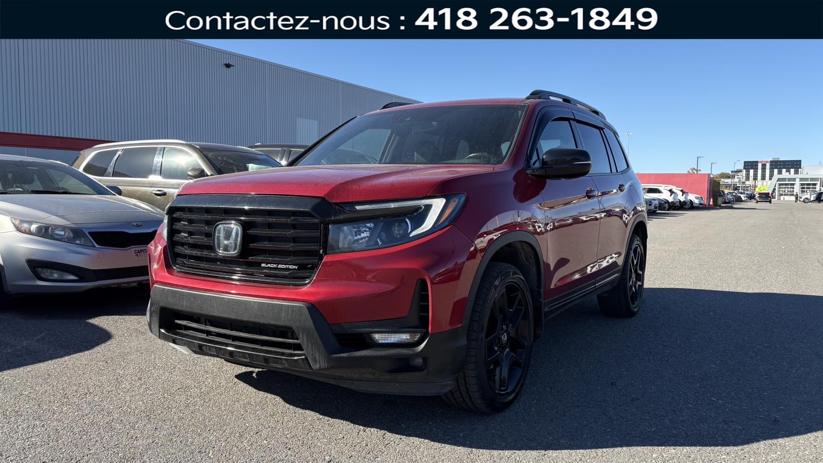 Image 1 Honda Passport Black Edition *Cuir *Toit *Gps *Siege Ventilé *Bizone *Carplay 2024
