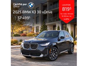 2025 BMW X3 30 xDrive (53GP) - Image 1