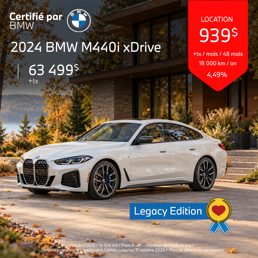 Image 1 BMW 4 Series xDrive Gran Coupe Legacy Edition 2024
