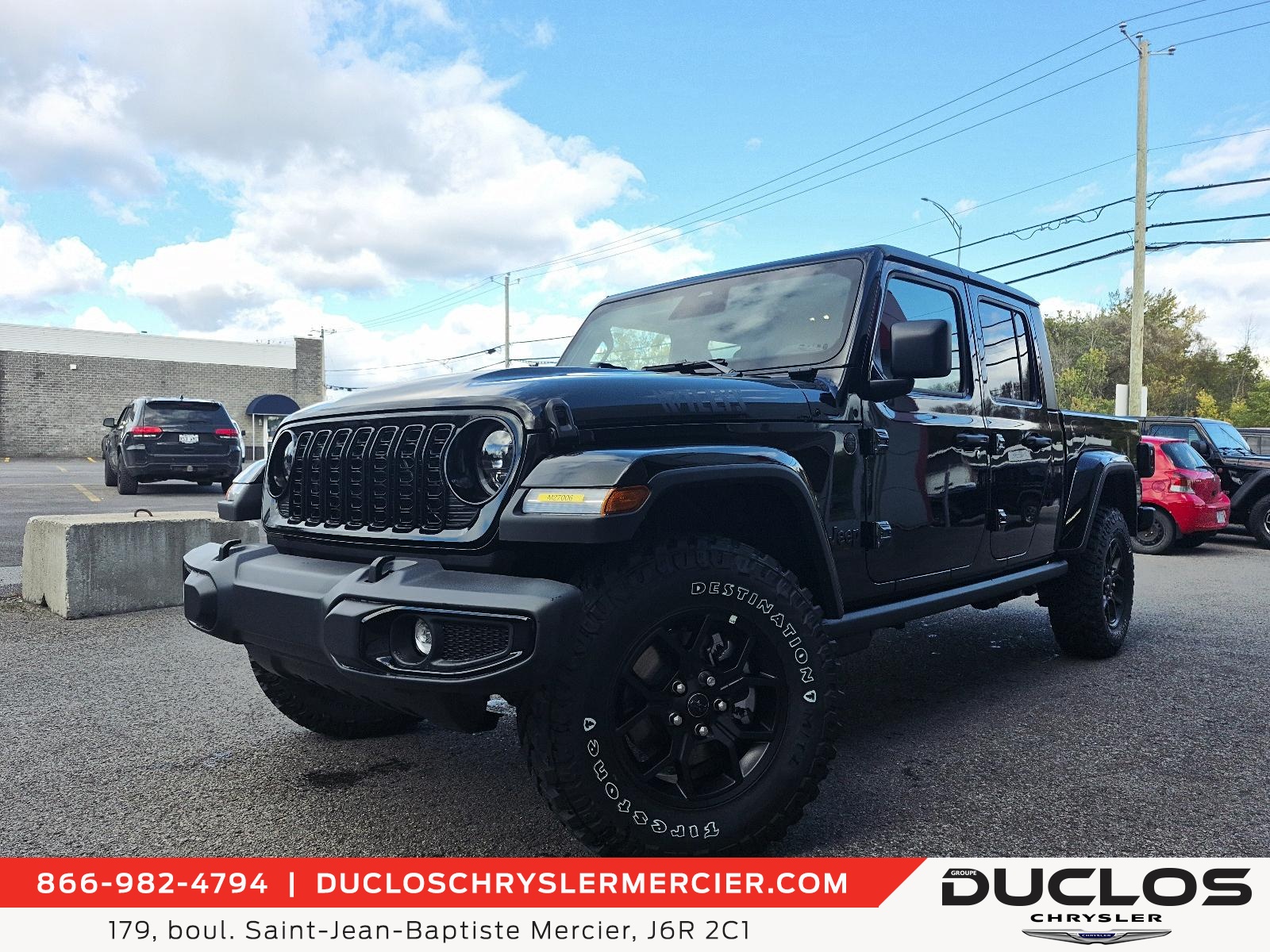 Jeep Gladiator Willys 2027 neuf à vendre | Duclos Chrysler Drummondville