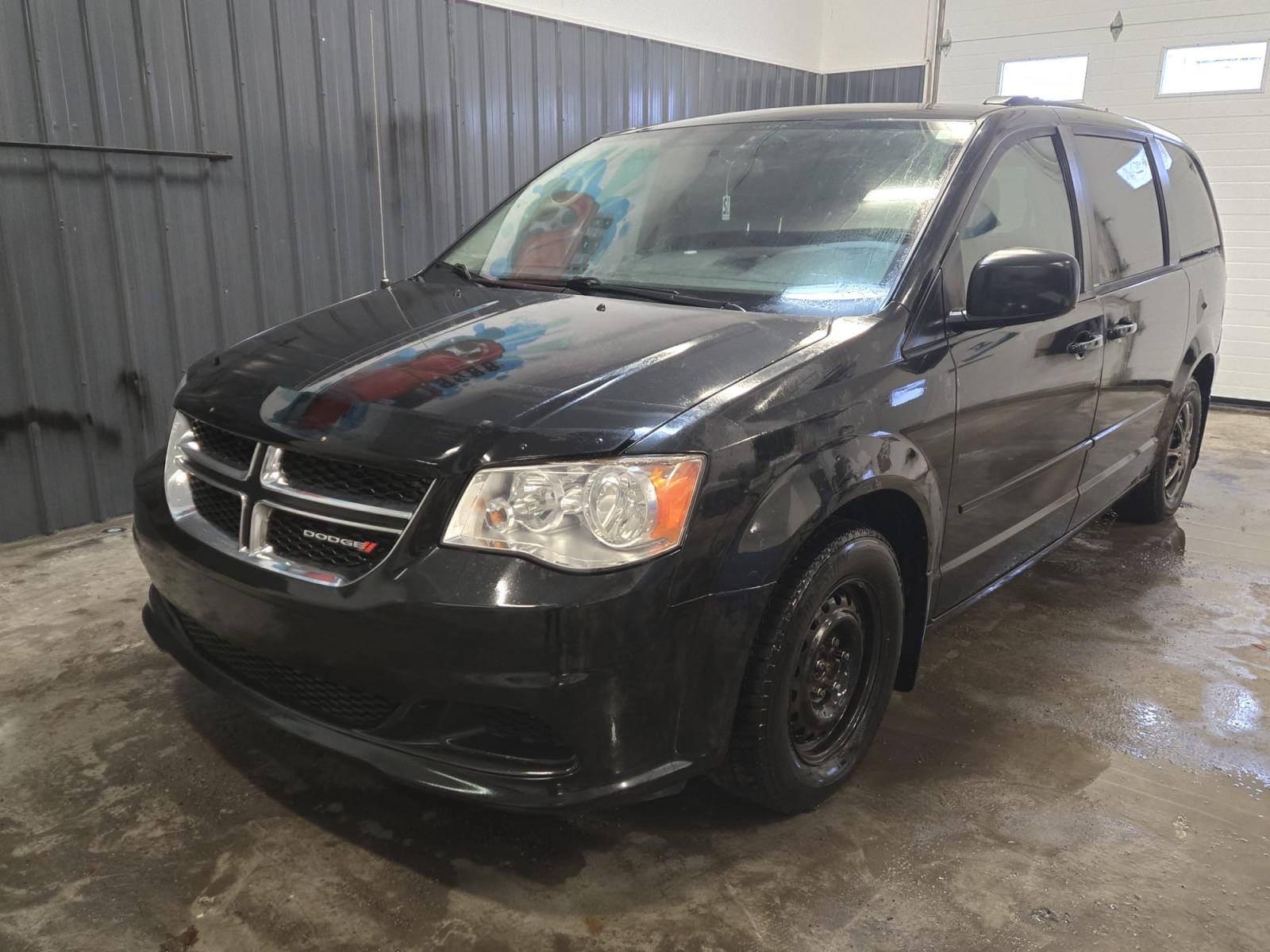 Black 2012 Dodge Grand Caravan Minivan Front-Wheel Drive Automatic