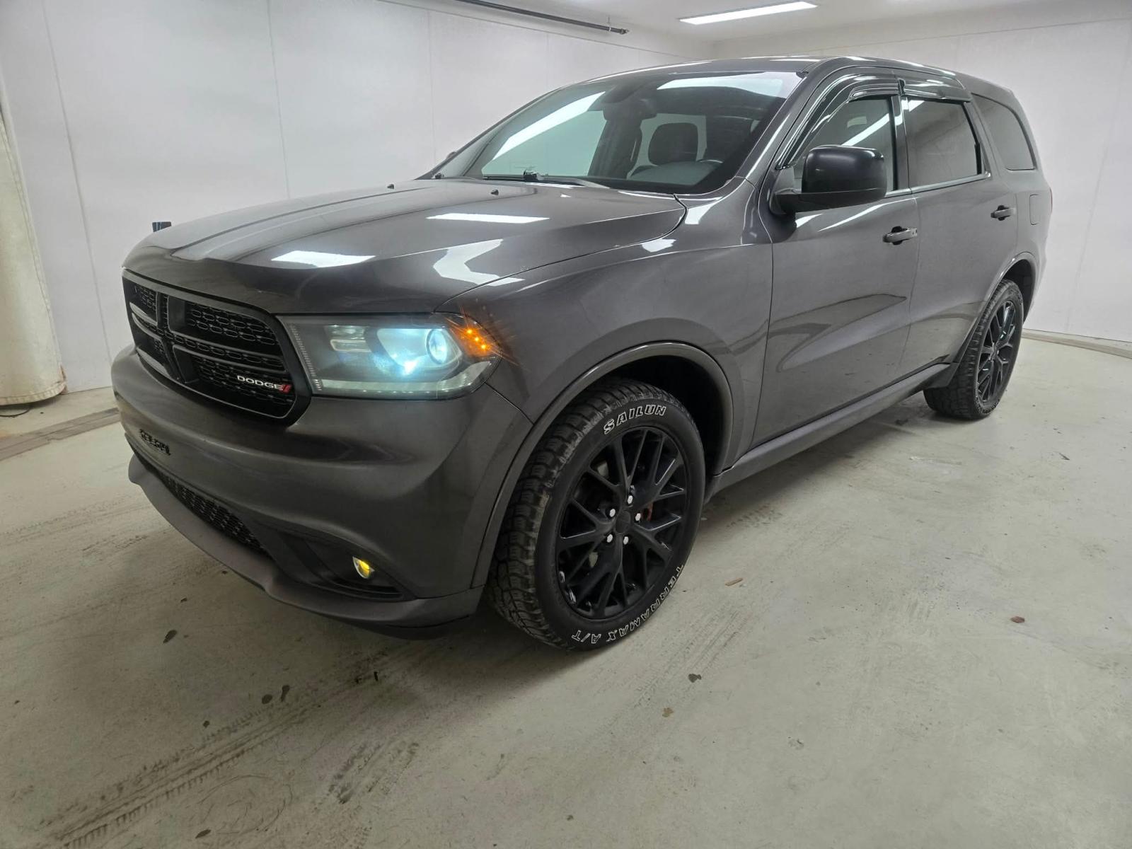 Gray 2015 Dodge Durango SXT AWD SUV / Crossover All-Wheel Drive Automatic