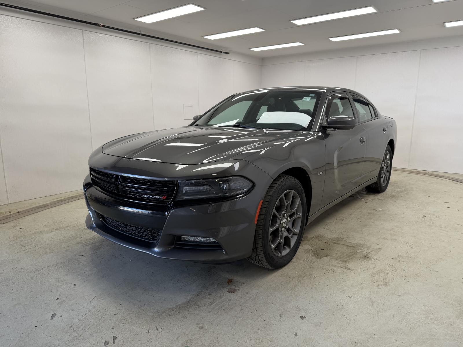 Gray 2018 Dodge Charger Sedan All-Wheel Drive Automatic