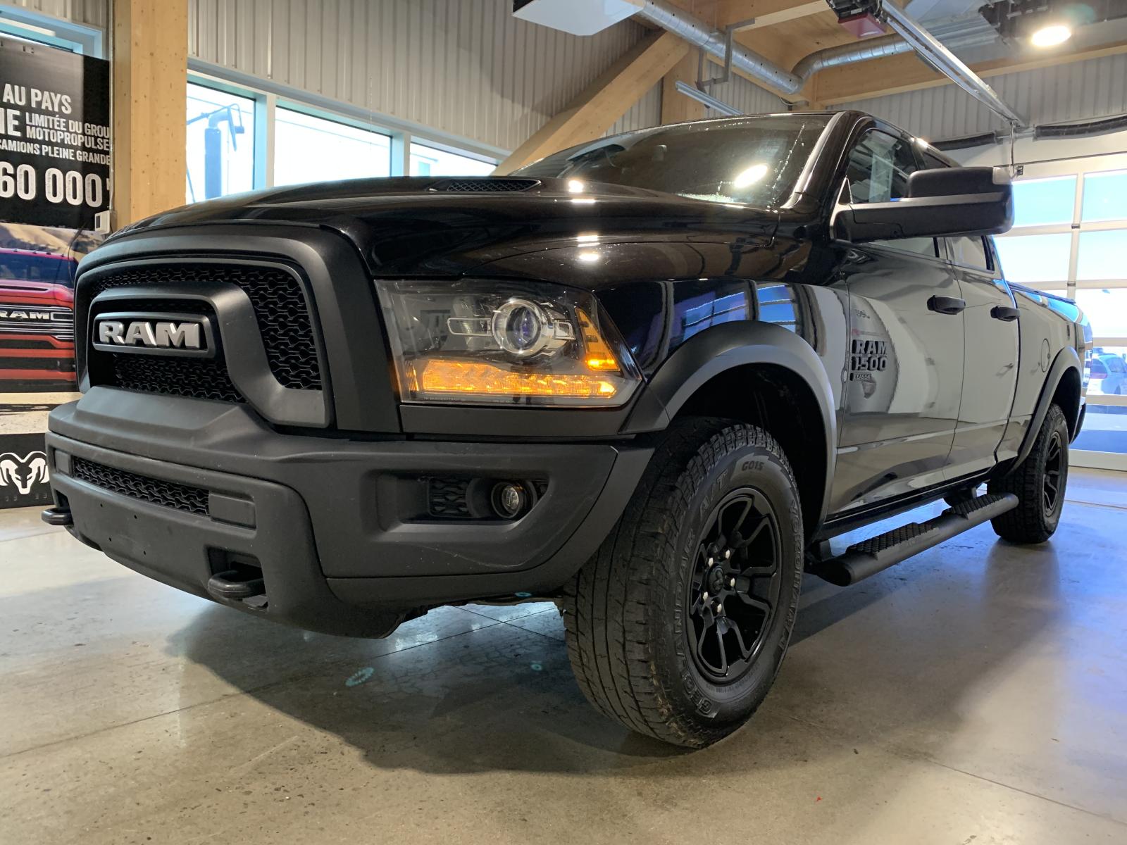 Black 2022 RAM 1500 Pickup Truck Four-Wheel Drive Automatic