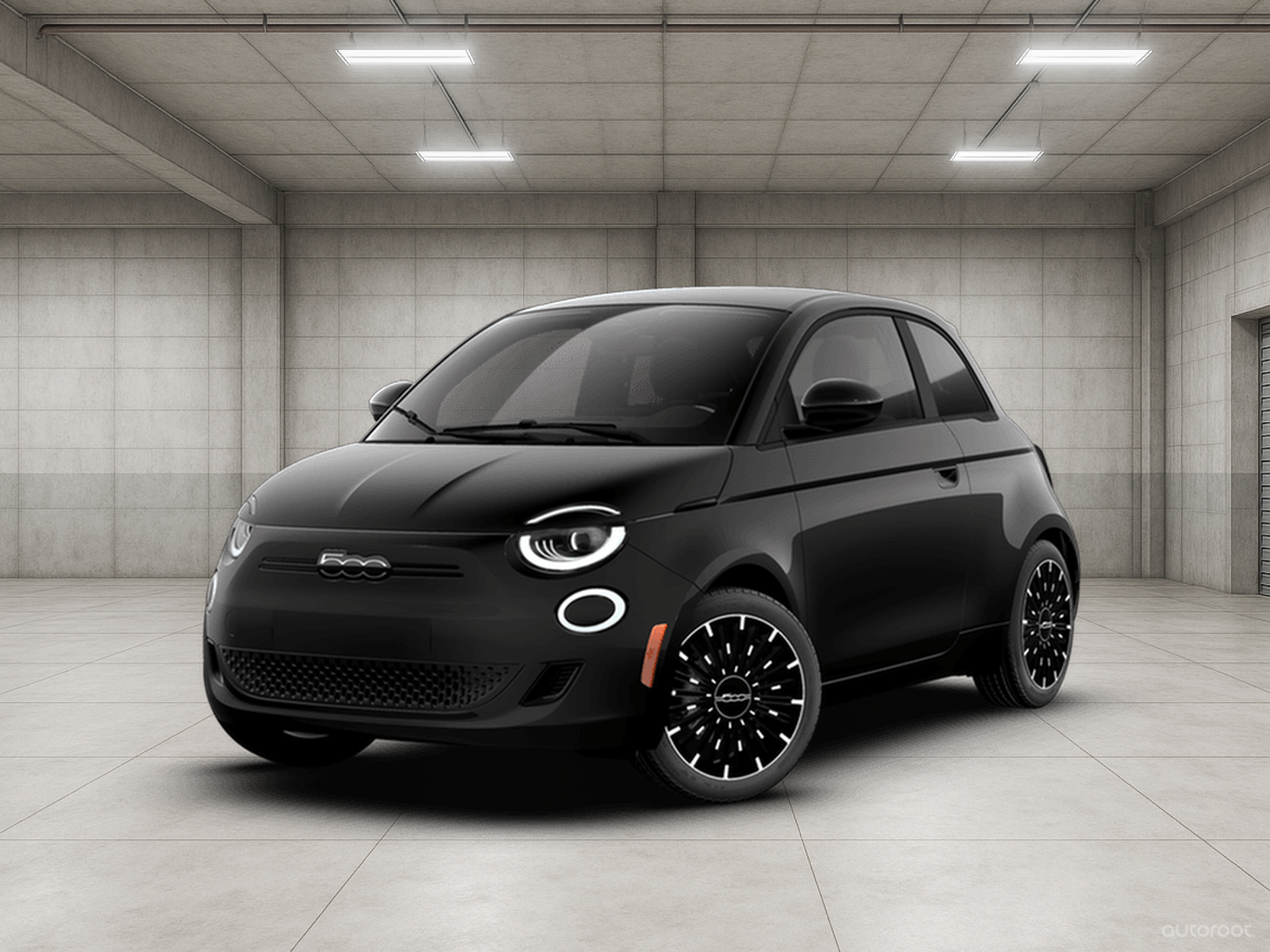 Black 2026 FIAT 500e Hatchback Front-Wheel Drive Automatic