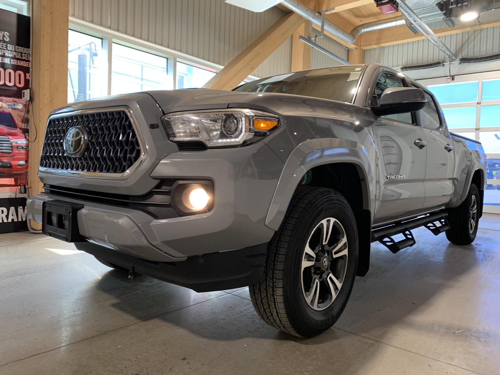 Gray 2019 Toyota Tacoma Pickup Truck Four-Wheel Drive Automatic