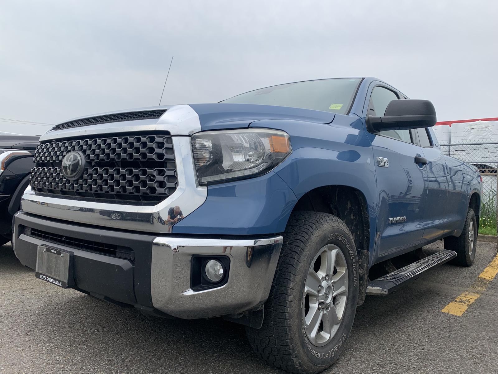 Blue 2019 Toyota Tundra Pickup Truck Four-Wheel Drive Automatic