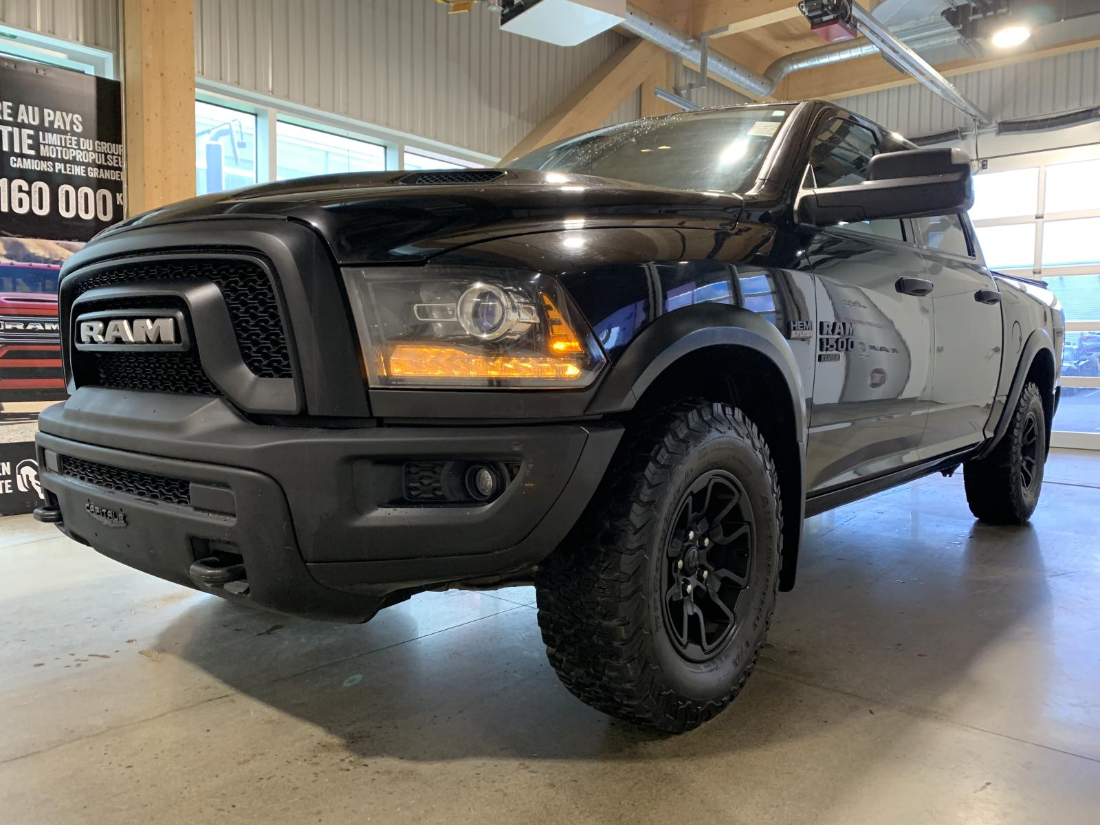 Black 2021 RAM 1500 Pickup Truck Four-Wheel Drive Automatic
