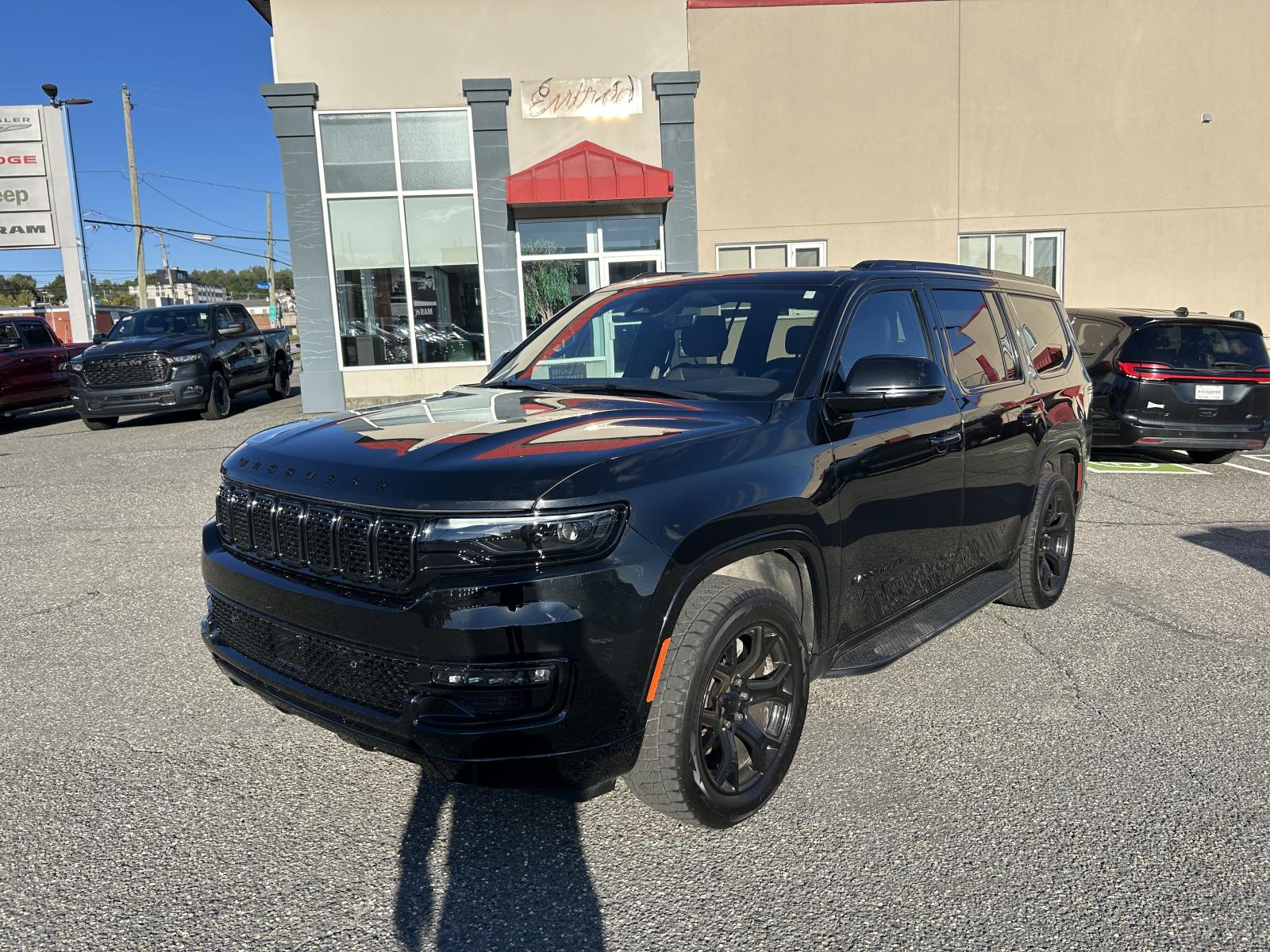 Black 2024 Jeep Wagoneer SUV / Crossover Four-Wheel Drive Automatic