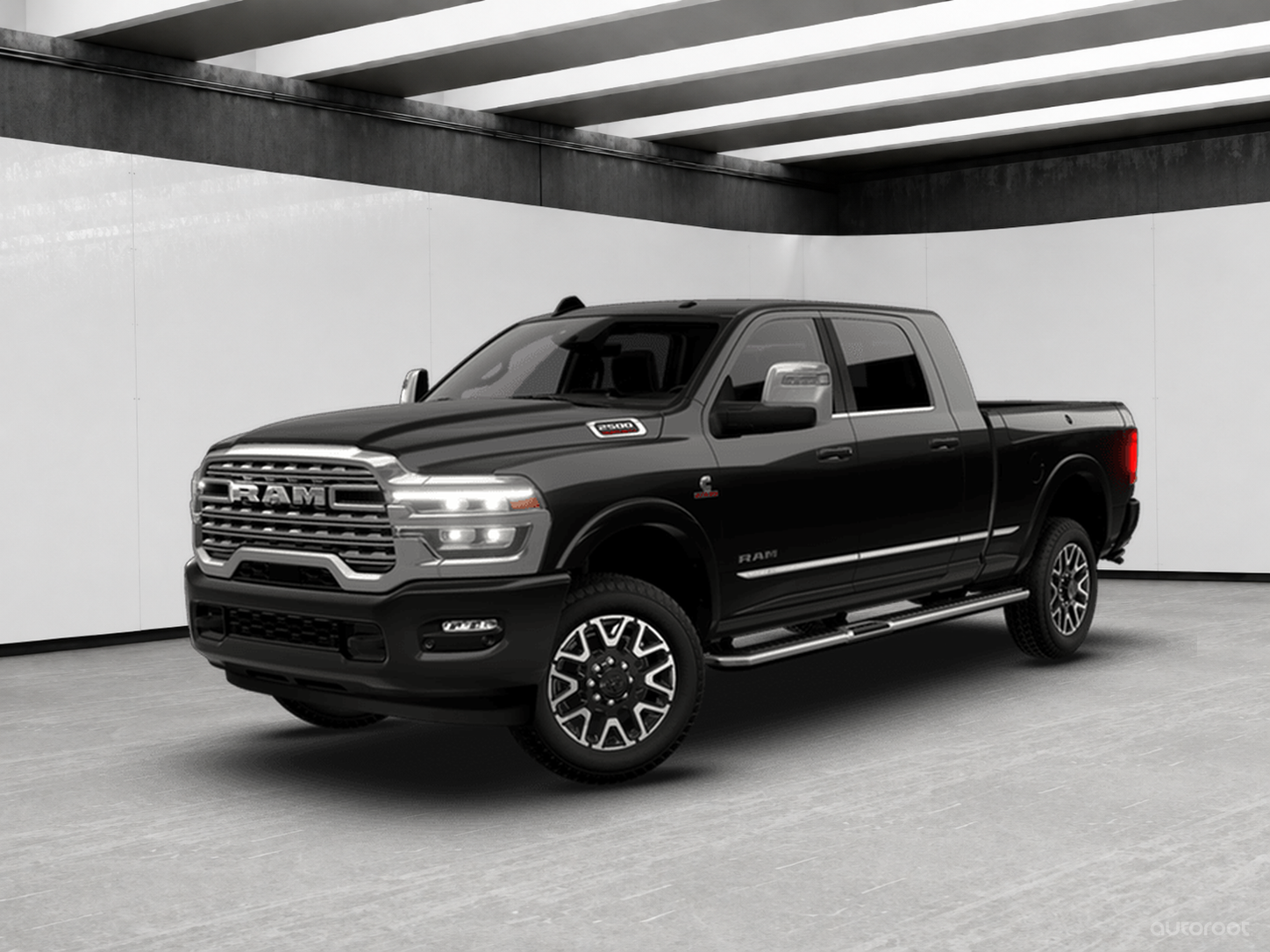 Black 2026 RAM 2500 Pickup Truck Four-Wheel Drive Automatic