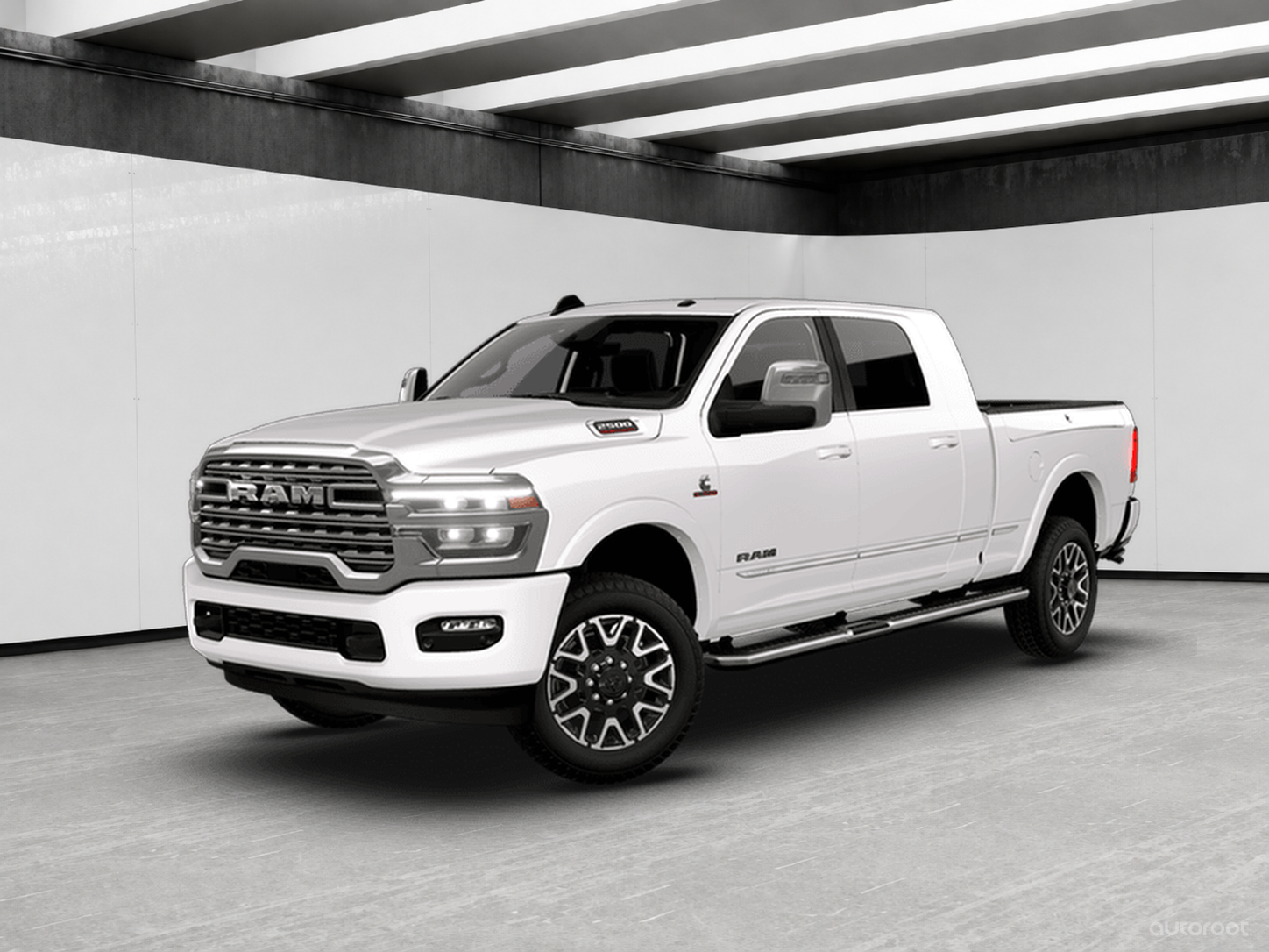 White 2026 RAM 2500 Pickup Truck Four-Wheel Drive Automatic