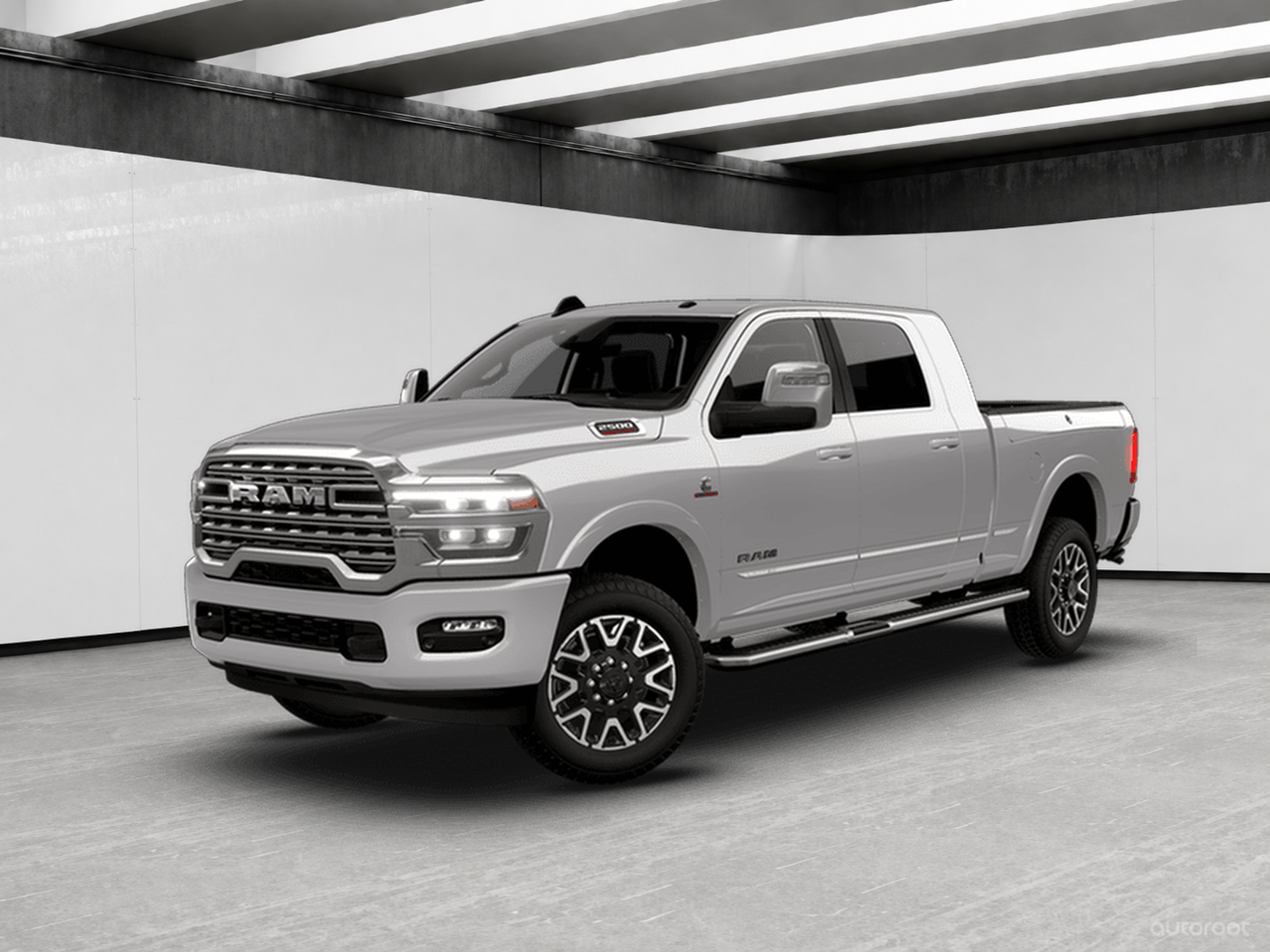 Silver 2026 RAM 2500 Pickup Truck Four-Wheel Drive Automatic