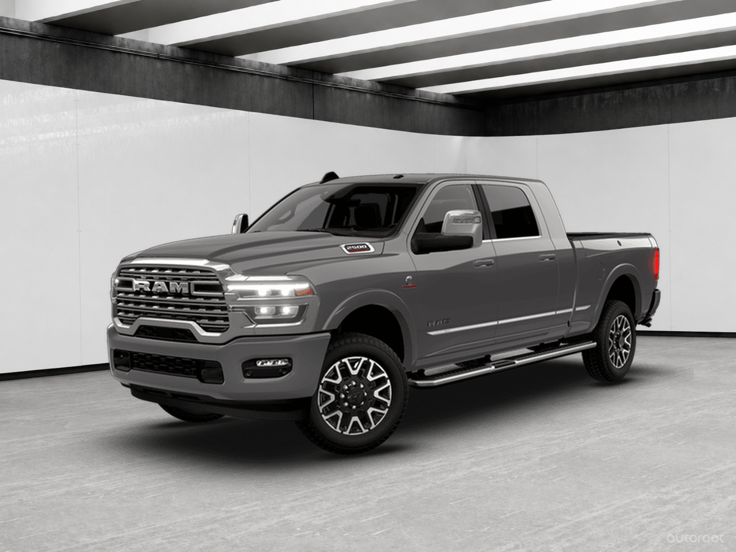 Gray 2026 RAM 2500 Pickup Truck Four-Wheel Drive Automatic