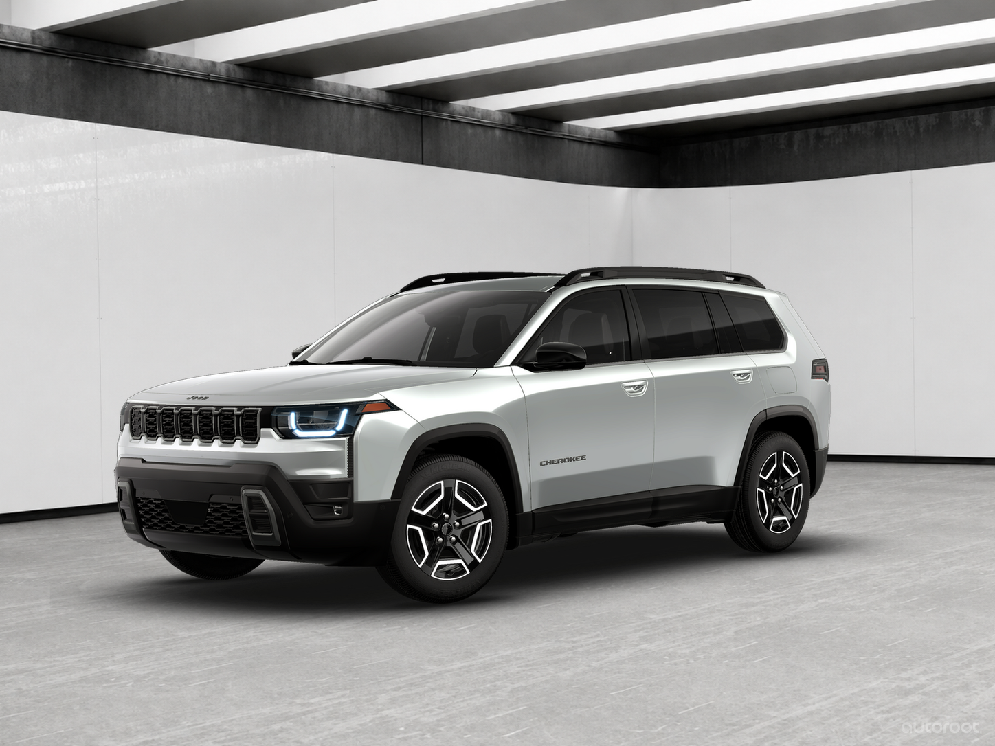 Silver 2026 Jeep Cherokee SUV / Crossover Four-Wheel Drive Continuously Variable Transmission