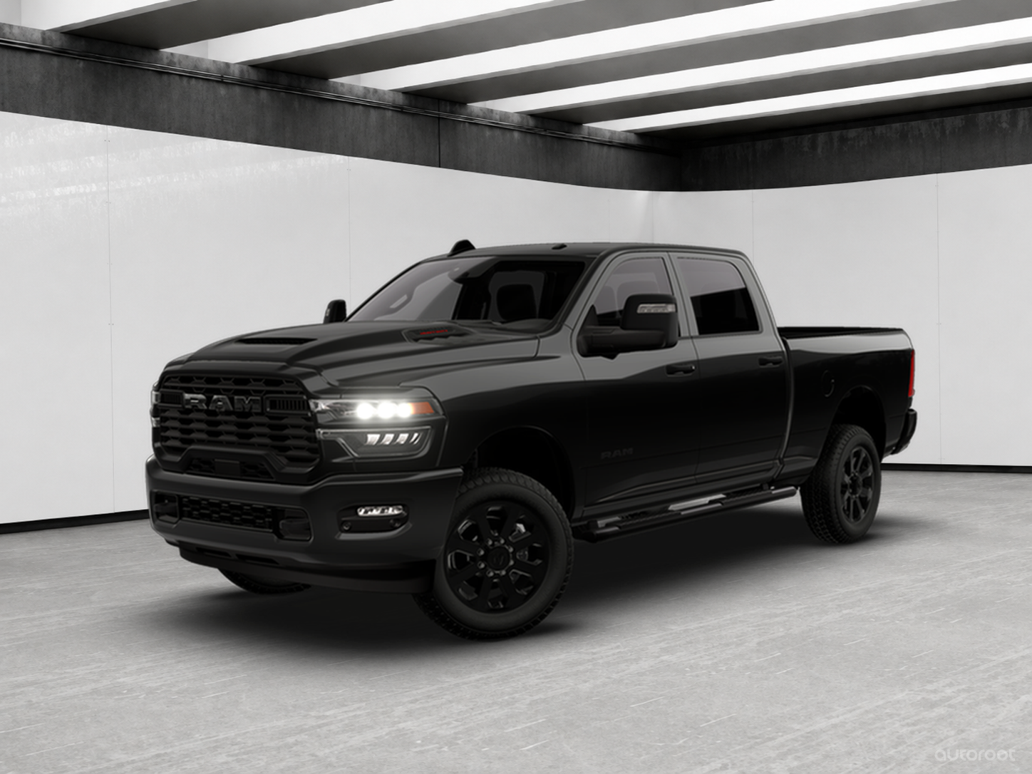 Black 2026 RAM 2500 Pickup Truck Four-Wheel Drive Automatic