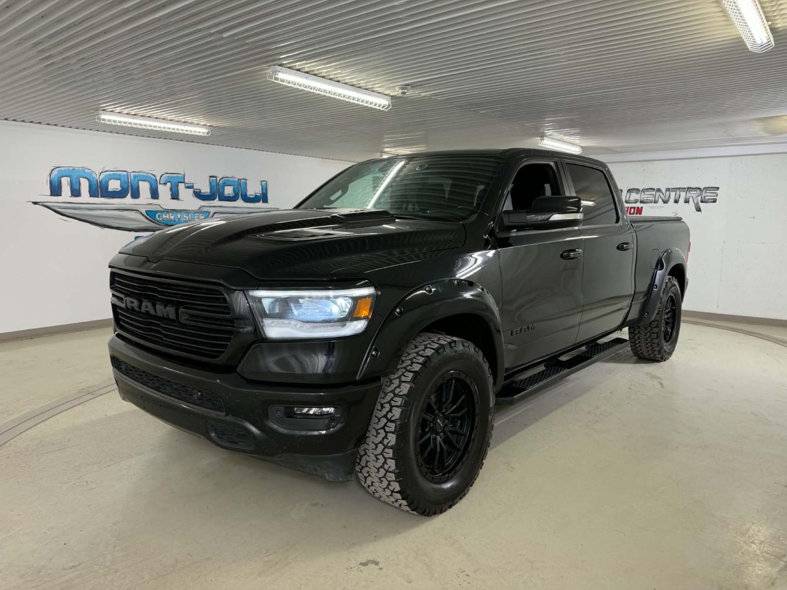 Black 2021 RAM 1500 Pickup Truck Four-Wheel Drive Automatic